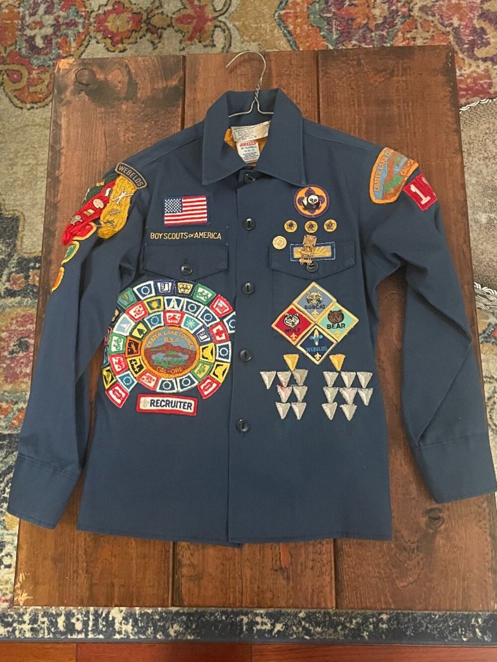 Complete 1980s Cub Scout uniform